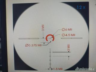 SKWOPTICS RIFLE SCOPES SC 1-12X26 IR