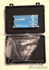 Pistola a salve Bruni 315 Auto cal. 8mm nera + valigetta + 50 Cartucce Fiocchi