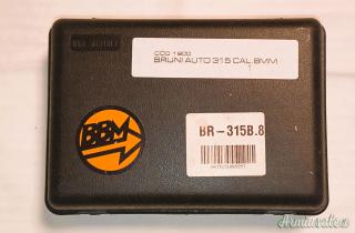 Pistola a salve Bruni 315 Auto cal. 8mm nera + valigetta + 50 Cartucce Fiocchi