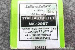 SELLIER BELLOT CAL. .311 FMJ 123 GRS #2907
