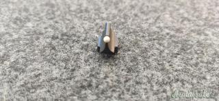 MIRINO PER CARABINA CON INSERTO BIANCO ALTEZZA 10MM
