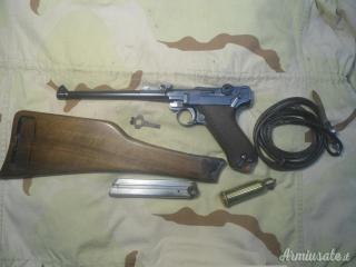 MAUSER P08 LUGER 1914 ERFURT ARTIGLIERIA