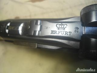 MAUSER P08 LUGER 1914 ERFURT ARTIGLIERIA