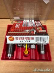 Set 4 Dies Lee Deluxe Pistol Calibro .45Colt