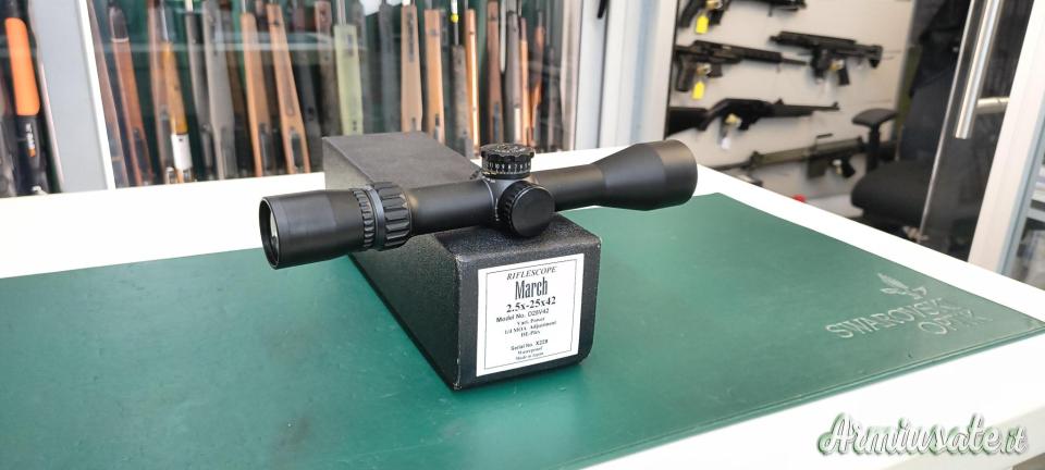 March 2.5-25x42 Tactical 1/4 MOA DE-Plex