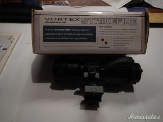 Vortex Strikefire1 4MOA Red/green+ cantilever+Doubler 2X- Mai usato