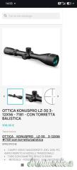 Konuspro lz-30 3-12x56 torrette balistiche
