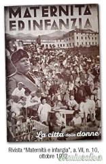 Medaglia d’appartenenza alla “OPERA NAZIONALE PROTEZIONE MATERNITÀ E INFANZIA” modello 1930