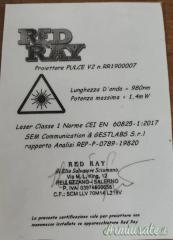 RED RAY laser tag per repliche softair mil SIM simulazione Professionale Nuovo