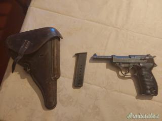 Set Mauser P.38 (byf 44) Totalmente Monomatricola - Cal. 9x19 -+ Fondina Karl Barth 1940 Luftwaffe
