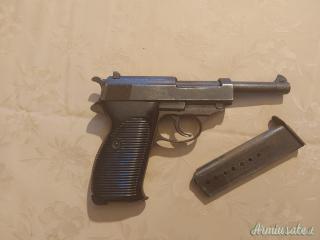 Set Mauser P.38 (byf 44) Totalmente Monomatricola - Cal. 9x19 -+ Fondina Karl Barth 1940 Luftwaffe