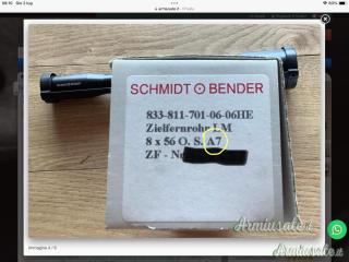 SCHMIDT&BENDER 8x56 tubo da 30mm