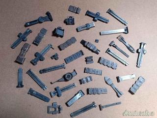 Diottre tacche di mira rear sights alzi a foglia