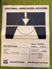 Mauser Luger P08, 1972, Sportiva, 9x19 (9 Parabellum)