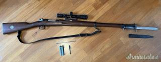 Carl Gustaf Mod. 96 6.5x55mm - con baionetta e tanti accessori