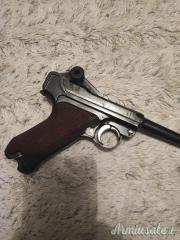 Mauser P08 Bellica - Polizia di Berlino (sicura Schiwy) Monomatricola, Originale, cal.9x21