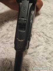 Mauser P08 Bellica - Polizia di Berlino (sicura Schiwy) Monomatricola, Originale, cal.9x21