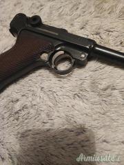 Mauser P08 Bellica - Polizia di Berlino (sicura Schiwy) Monomatricola, Originale, cal.9x21