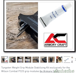 WCP320 Modulo impugnatura Carry senza sicura manuale TAN x SIG P320-P250