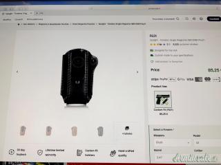 fondina + poratacaricatore Falco Holtsers per Glock43