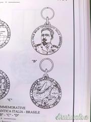 Rara medaglia commemorativa tipo “D” crociera aerea atlantica “ITALIA-BRASILE” 1931 di Balbo