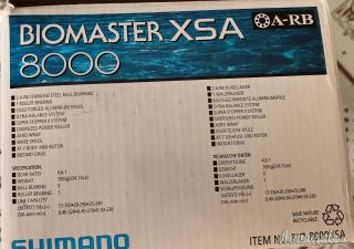 Mulinello Shimano Biomaster 8000 XSA