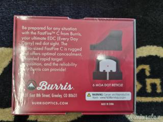 Burris Fast Fire C dot da 6 Moa