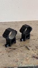 Anelli di Montaggio UTG AccuShot 30mm Picatinny/Weaver High Profile