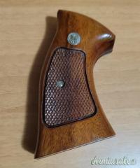 Guancette originali Smith & Wesson Target in legno K/L Frame Square Butt (Mod. 586 / 686)
