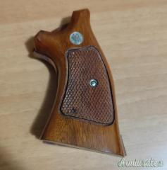 Guancette originali Smith & Wesson Target in legno K/L Frame Square Butt (Mod. 586 / 686)