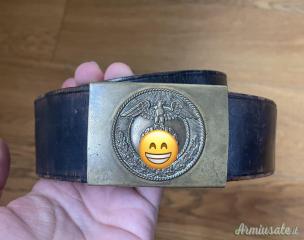 GERMANIA WW2 Cinturone Tedesco STURMABTEILUNG SA NSDAP ORIGINALE