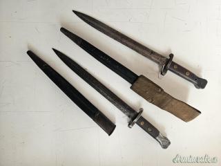 Coppia di baionette inglesi 1888 ww1 1gm