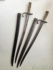 Coppia di baionette remington rirgimentali pre ww1