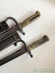 Coppia di baionette remington rirgimentali pre ww1