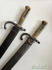 Coppia di baionette remington rirgimentali pre ww1