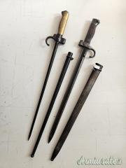 Coppia di baionette francesi ww1 1gm berthoer e lebel