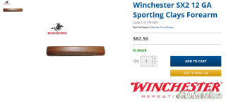 Astina Winchester SX2 12 GA