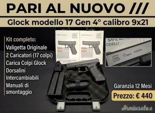 Glock 17 Gen. 4° - 9x21 – PARI AL NUOVO