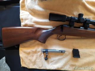 CZ 455 LUX .22 LR – Pari al nuovo + Ottica Nikko Stirling + Rest Caldwell